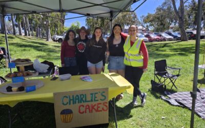 Young Benalla entrepreneurs take over foreshore with creative offerings at youth market