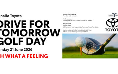 Benalla Toyota Drive for Tomorrow Golf Day