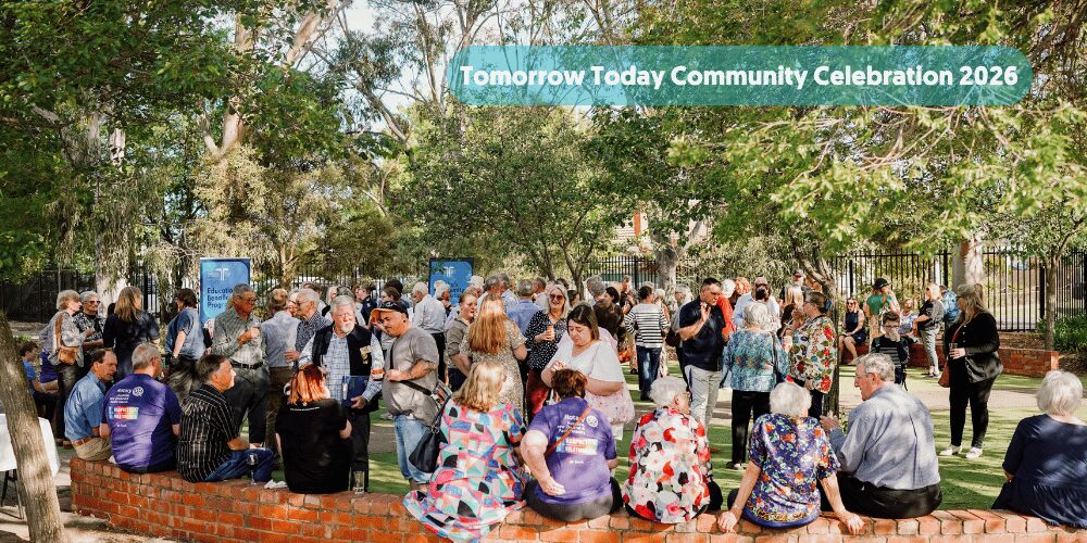 Tomorrow Today Community Celebration 2026 (1000 x 500 px)